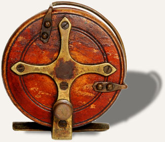 Antique fishing reel